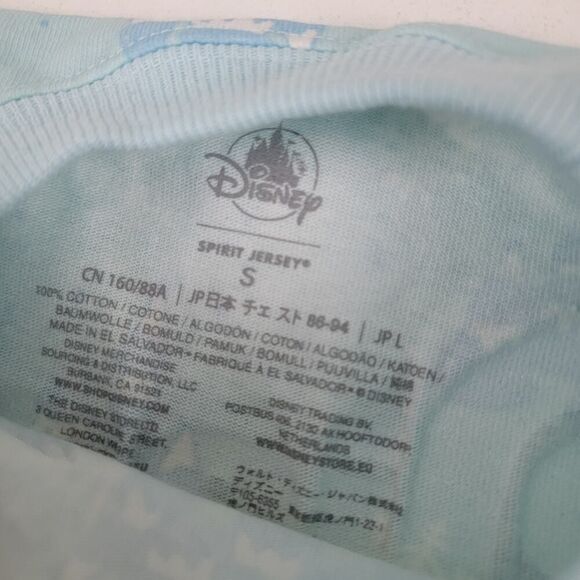 Disney Blue Yeti Spirit Jersey Long Sleeve Shirt Sz XS Unisex - Picture 7 of 11